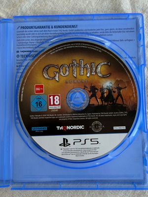 Gothic 1 Remake PS5 game, excellent condition
