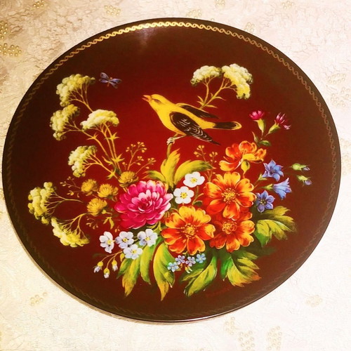 Bradex Fantasy wall plate collection 6pcs porcelain Russia 1991 new