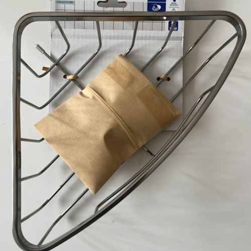 Sensea Essential Corner Metal Bathroom Shelf 18.8x18.8x9.1cm with Screws