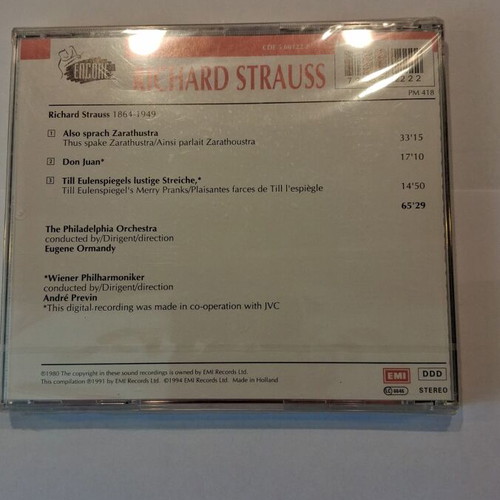 Richard Strauss Also Sprach Zarathustra CD new, classical