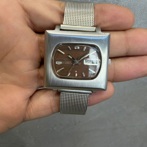 Seiko 5 TV Vintage Automatic watch, 21 Jewels, 1974