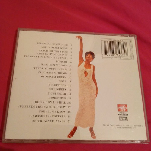 Shirley Bassey 20 Of The Best CD like new, blues