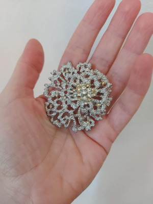 Brooch with stones used, unique design