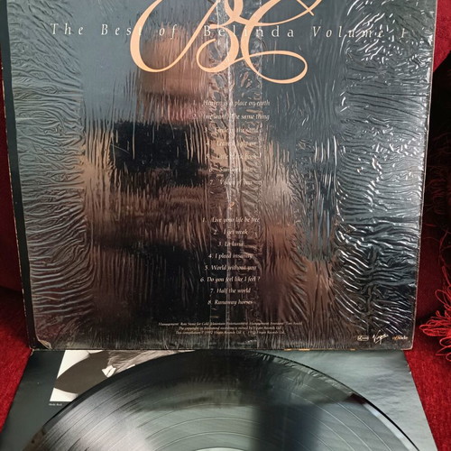 Belinda Carlisle The Best Of Belinda Vol.1 vinyl record