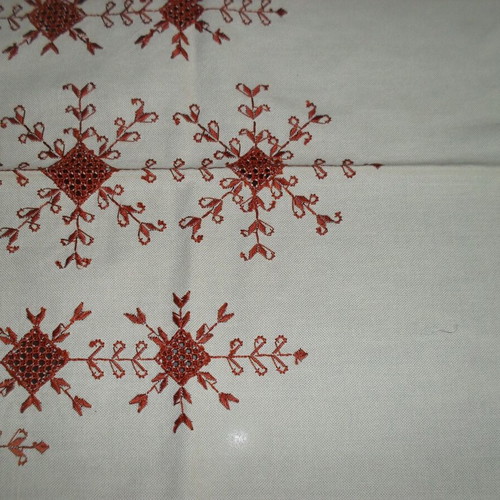 Set of 3 Handmade Embroidered Table Linens Like New