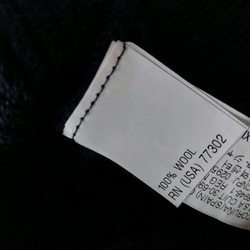 Zara men's 100% wool sweater Large dark blue like new