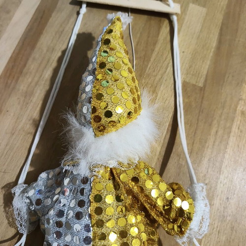 Vintage hanging harlequin used