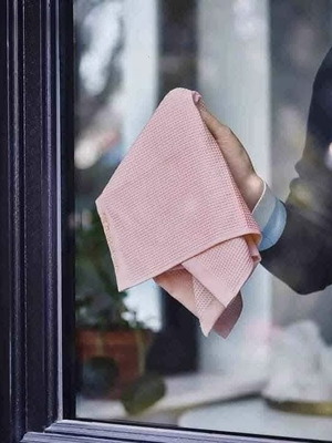 Tupperware glass cleaning cloth set new