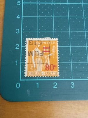 Γραμματόσημο Γαλλίας 1937 σαν καινούργιο, charity overprinted