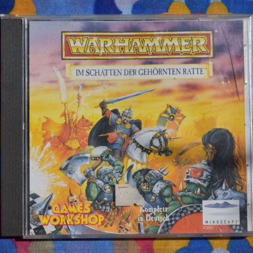 Warhammer: Shadow of the Horned Rat PS1 game used, strategy