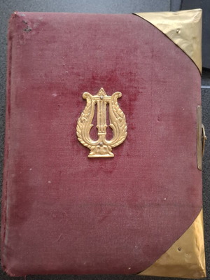 Antique Victorian photo album used, 31 authentic photos (1890-1940)