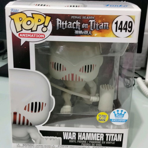 Funko Pop War Hammer Titan like new