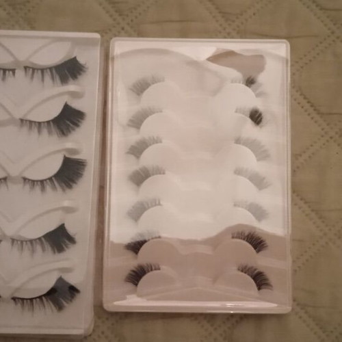 Eyelashes new, 2 sets