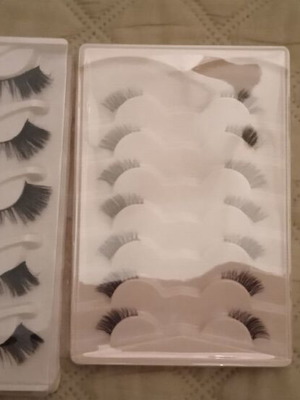 Eyelashes new, 2 sets