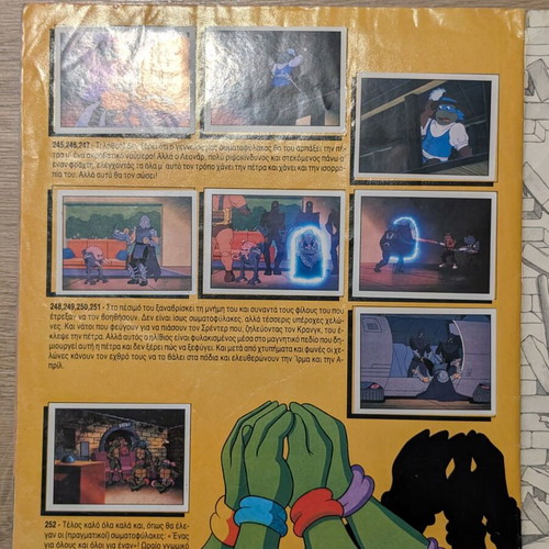 Panini Teenage Mutant Hero Turtles Sticker Album used