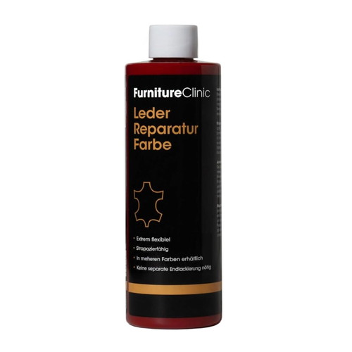 Furniture Clinic Leather Repair Paint 500 ml, red