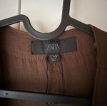Zara linen set brown new with medium pants and XS-S kimono