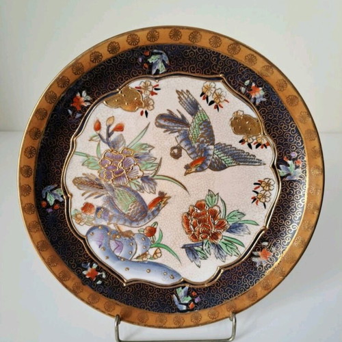 Royal Satsuma hand painted decorative plate Ø26cm, Japan antique