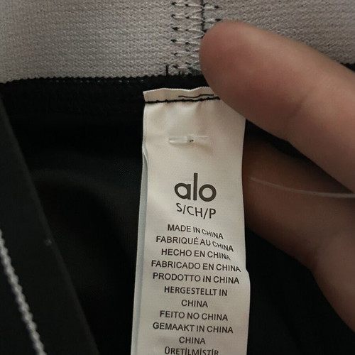 Alo Yoga set, black, size Small