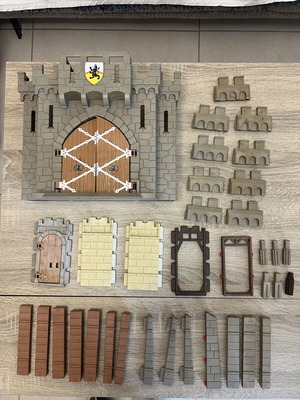 Playmobil castle used, various pieces