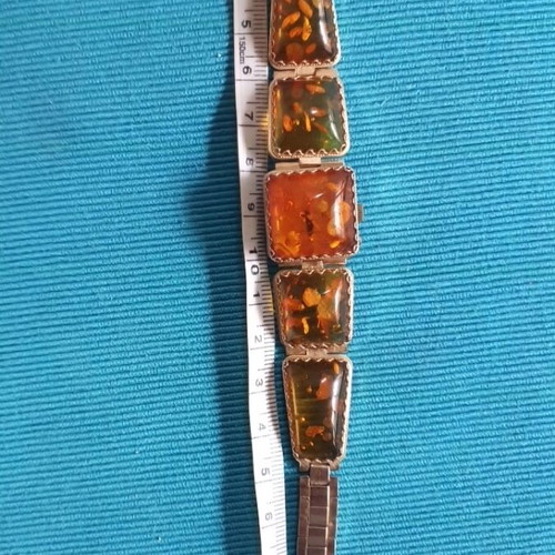 Vintage 90s Chaika jewelry watch used with amber