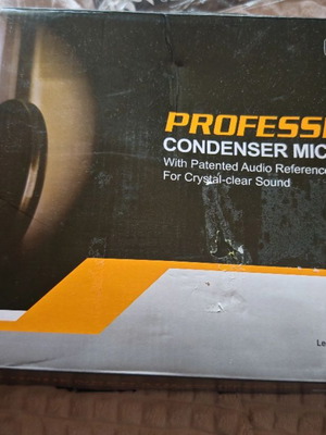 Professional condenser microphone streaming podcast gaming kit new