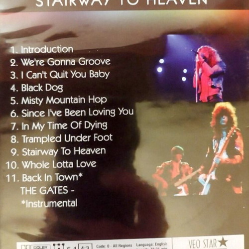 Led Zeppelin pack of 4 DVDs new (3 DVDs + 1 double DVD)