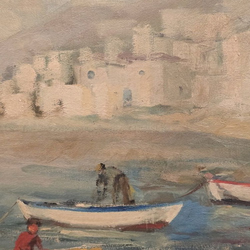 Williams oil on canvas painting used