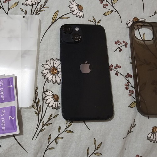 iPhone 14 μαύρο μεταχειρισμένο με μόνο μπροστινή κάμερα