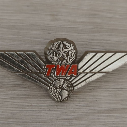 TWA Airline Pin used with scratches