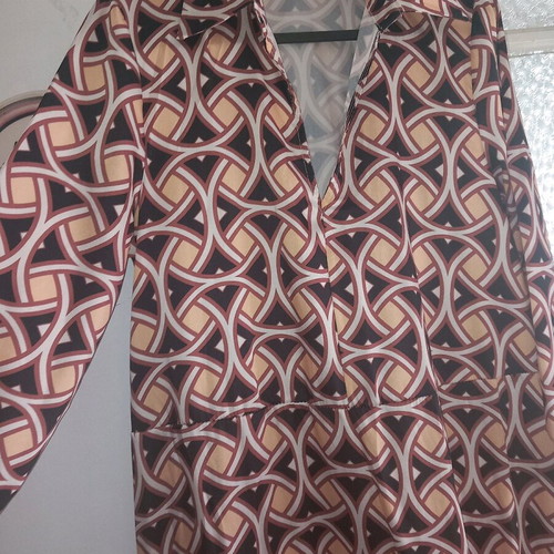 Lumina dress like new, loose fit, size S, black and brown
