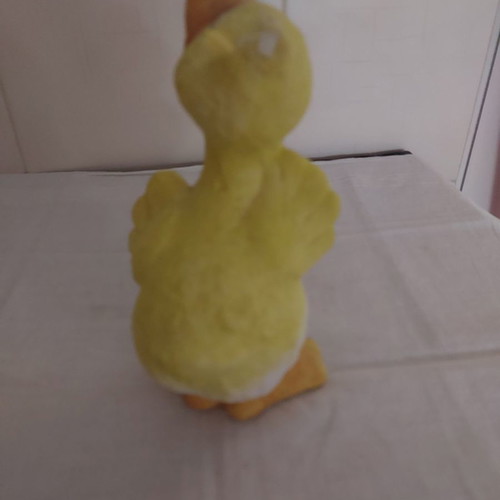 Plaster decorative duck used