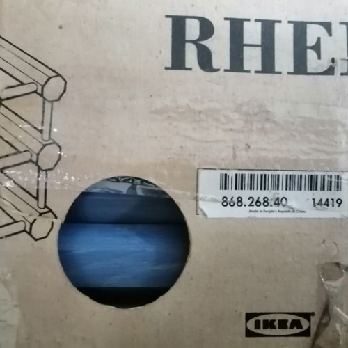 Wooden wine rack IKEA new, blue, 12 slots