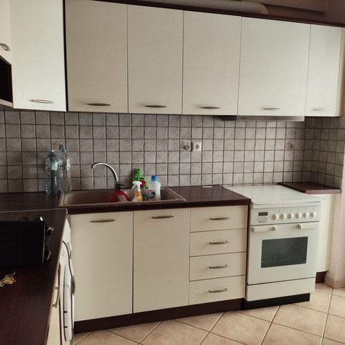 Kitchen cabinets like new with sink and faucet, bakelite wood