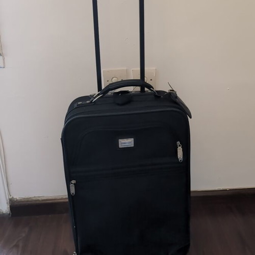 Forecast suitcase used, cabin size, black
