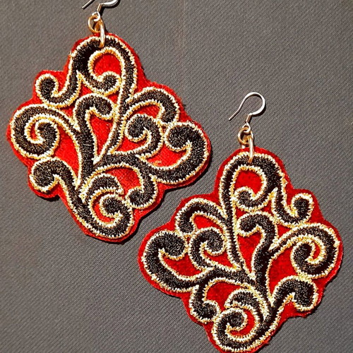Handmade earrings with stainless hypoallergenic hook made to order, multicolor