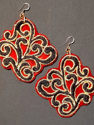 Handmade earrings with stainless hypoallergenic hook made to order, multicolor