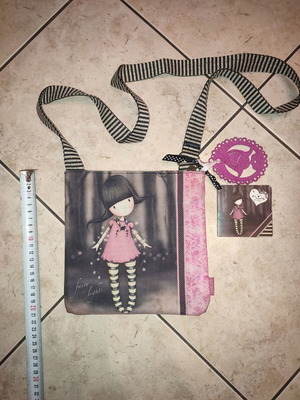 Santoro Gorjuss crossbody bag pink like new