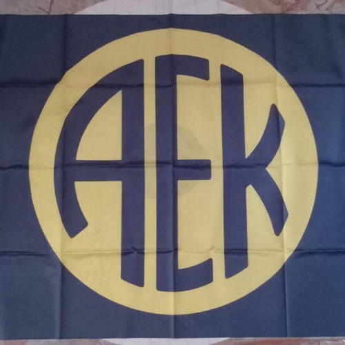 AEK Banner 0.91 cm x 0.71 cm new, official replica
