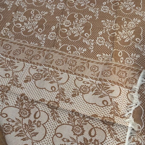 Handmade polyester cotton rug new 220x173 cm