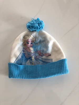 Σκούφος Frozen Elsa μάλλινος με φλις επένδυση μεταχειρισμένος, 104-122