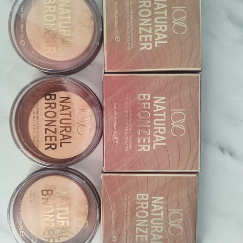 Bronzer powders set of 3 new with sponges
