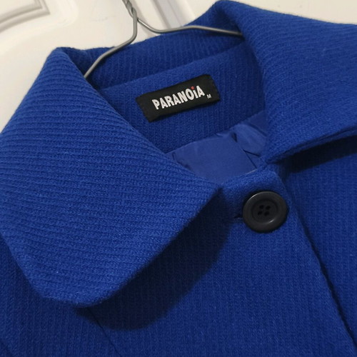 Women's wool coat Paranoia blue size M like new