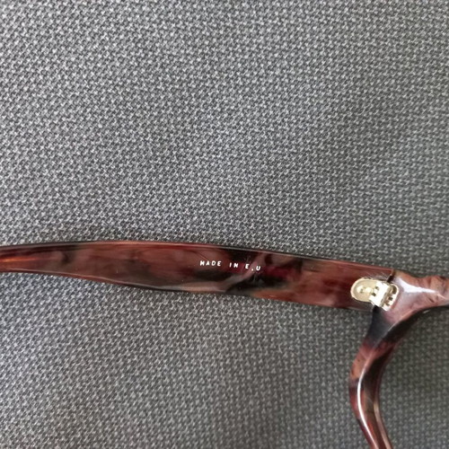 LODA 559 vintage handmade eyeglass frame new brown