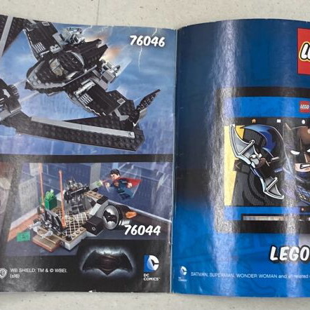 Lego 76054 Clash of the Heroes ONLY THE INSTRUCTION BOOK In good condition Price 2.50 Euros
