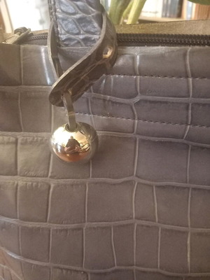 Furla small handbag like new, gray