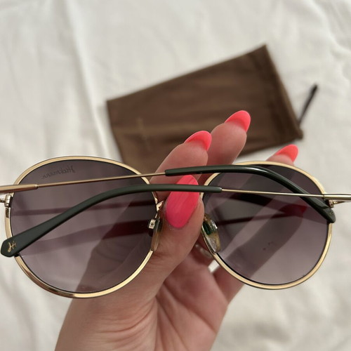 Ana Hickmann sunglasses used with metal frame, gold color
