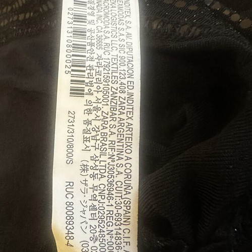 Zara evening dress new, size S, black