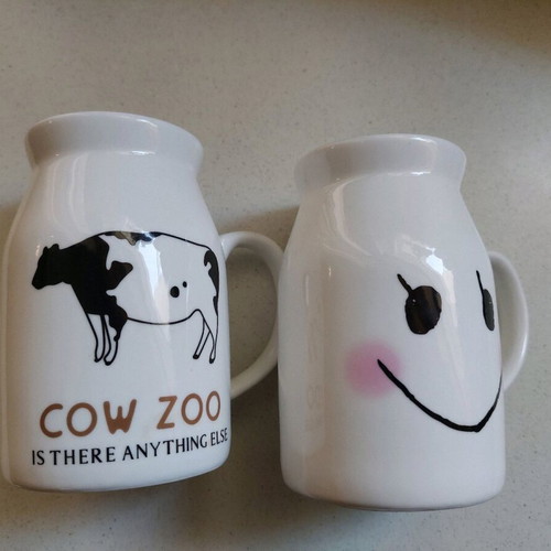 Cups new with unique design, set of 2 pieces