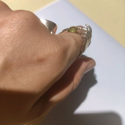 Silver handmade ring like new
